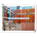 pe orange safety warning netting snowing fence